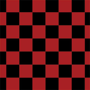 Red and Black Checkerboard Cochlear Nucleus 6 Skin